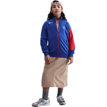 Pánská bunda Dětská prezentační bunda Nike PSG 25/26 Academy Pro Total 90 modrá