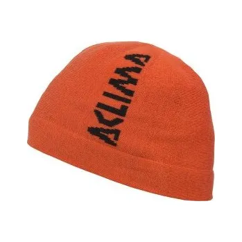 Čepice Aclima WarmWool Jib Beanie Poinciana oranžová L