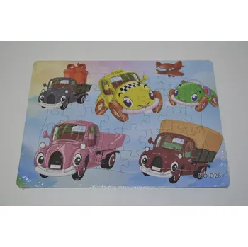 Puzzle Puzzle 40 dílků D28 - auta