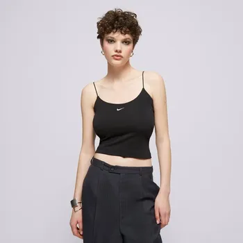 Dámské oblečení Nike Top W Nsw Nk Chll Knt Cami Černá Xs