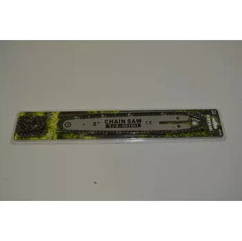 Pilová lišta Náhradní lišta + 2 řetězy na akumulátorovou pilu 8´´