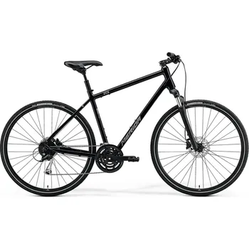 MERIDA CROSSWAY 100 Glossy Black(Matt Silver) L(55) - 63172