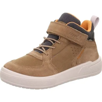 Chlapecké polobotky Dětské kotníkové tenisky Superfit MAVERICK Brown/Orange 1-100104-3000 - 38