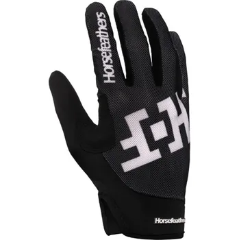 Cyklistické rukavice HORSEFEATHERS - AM256B rukavice Digger black M