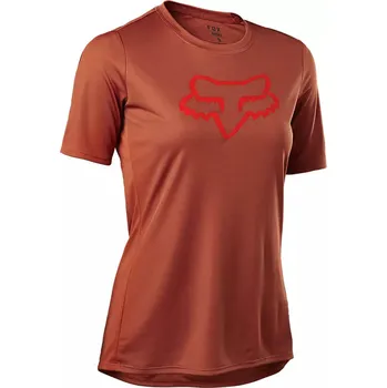 cyklistický dres FOX - Dres dámský Ranger SS Foxhead Jersey - Red Clay