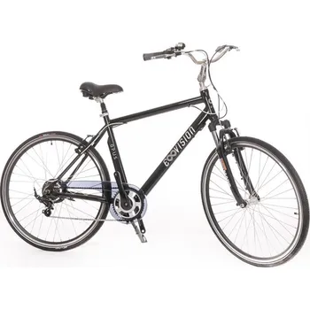 Městské kolo E-VISION pánské černé 21"