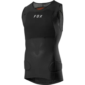 Pánské tílko FOX - Tílko pánské Baseframe Pro Sl s chráničem hrudi a zad - Black