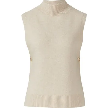 Dámská vesta s.Oliver dámská úpletová vesta 2168038 81W9 Béžová 40