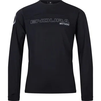 Cyklistické oblečení ENDURA - E7157BK dres dětský MT500 L/S Burner black