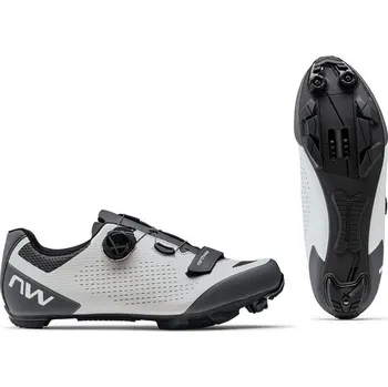 Pánské cyklistické tretry NW - Tretry Razer 2 sv.šedé 46