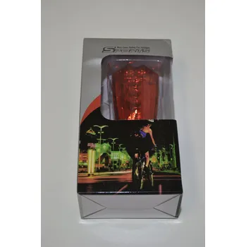 Cyklosvítilna Laserové zadní světlo na kolo, blikačka