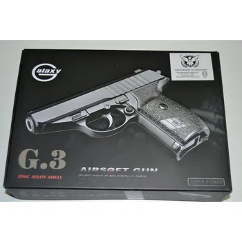 Airsoftová zbraň Kovová kuličkovka G3 - BB 6 mm - kuličková pistole