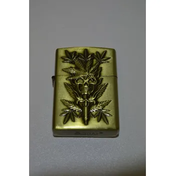 Zapalovač Benzínový zapalovač č. 98 - cannabis