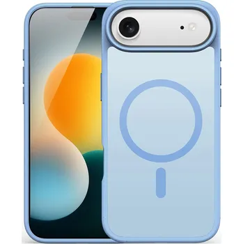 Pouzdro na mobilní telefon Kryt DUX DUCIS Yind pro iPhone Air - podp. MagSafe - plastový / gumový - světle modrý