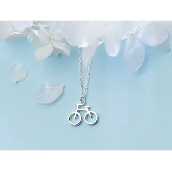 Náhrdelník For Silver Stříbrný náhrdelník s přívěskem ve tvaru jízdního kola – Stříbro 925