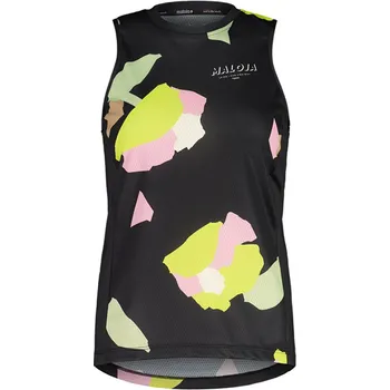 MALOJA - Tílko ParrossazM Top/ deep black fieldflower S