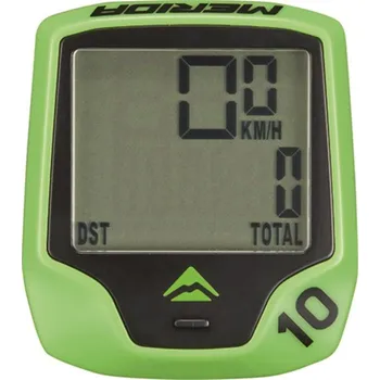 Tachometr MERIDA - Cyklocomputer M10 bezdrátový zelený