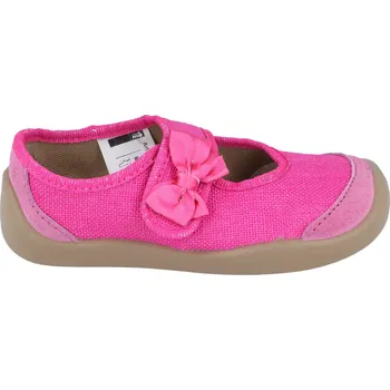 Dívčí tenisky Balerínky/papučky Bar3foot Elf Athena - růžové mašlička 26