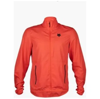 Cyklistická bunda FOX - Bunda pánská Ranger Wind - Orange Flame L