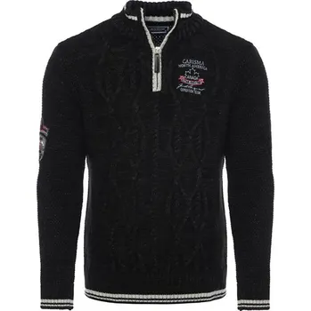 Pánský svetr CARISMA svetr pánský 7804 véčko černá XXL