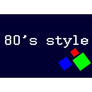 Počítačová hra 80's style