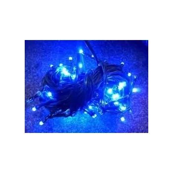 Vánoční dekorace PRC VÁNOČNÍ OSVĚTLENÍ 50 LED DIOD MODRÉ ZD, BLIKAČKY