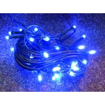 Vánoční dekorace PRC VÁNOČNÍ OSVĚTLENÍ 40 LED DIOD ZD modré