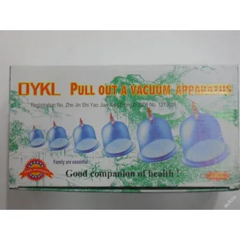 Masáž PRC BAŇKOVÁNÍ, VAKUOVÉ BAŇKY - SADA 6 KS