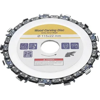 Řezný kotouč EX 3304-125MM, řezný kotouč na dřevo o průměru 125mm pro vložení do úhlové brusky - rozbrusky