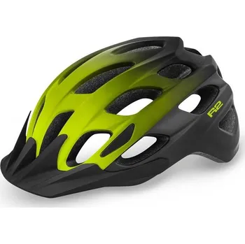 Cyklistická přilba R2 - Přilba ATH22E CLIFF černá/neon žlutá matná