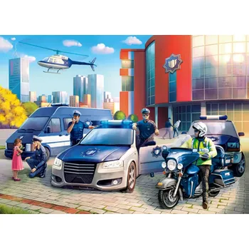 Puzzle Castorland Policejní stanice 120 dílků