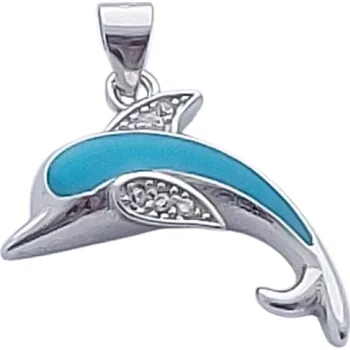 Přívěsek Opálový přívěsek delfín