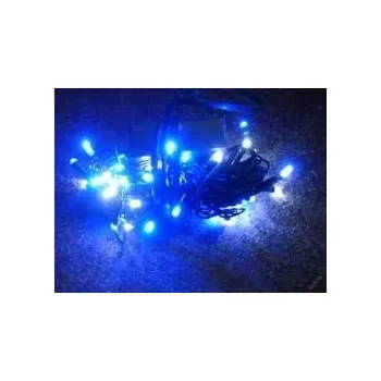 Vánoční dekorace PRC VÁNOČNÍ OSVĚTLENÍ 50 LED DIOD MODROBÍLÉ ZD