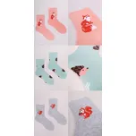 Dětské ponožky vzorované dívčí SKA0006G 23-26 Mix barev