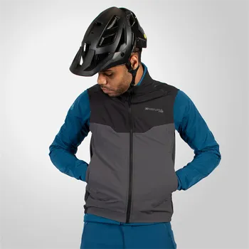 Cyklistická bunda ENDURA - E9191BK vesta pánská MT500 Spray gilet black XXL