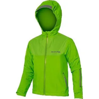 Cyklistická bunda ENDURA - E7140GV bunda dětská MT500JR Waterproof Hi-Viz green 11-12let