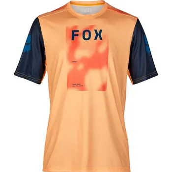 cyklistický dres FOX - Dres pánský Ranger SS Jersey Race Taunt - Orange Sherbet