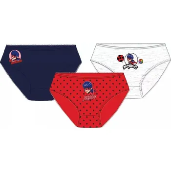 Chlapecké spodní prádlo Dívčí kalhotky Kouzelná Beruška 3 pack 116/128
