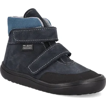 Dětská sportovní obuv Barefoot dětské kotníkové boty Jonap - Jerry tmavě modré Velikost: 33