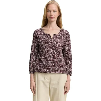 Dámské tričko Tom Tailor dámské triko 1047731/38403 Vínová XL