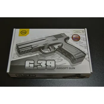 Airsoftová zbraň Kovová kuličkovka G39 - BB 6 mm - kuličková pistole