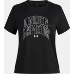 Dívčí triko UNDER ARMOUR TECH VARSITY GRAPHIC SS 6007917-001 ČERNÁ L