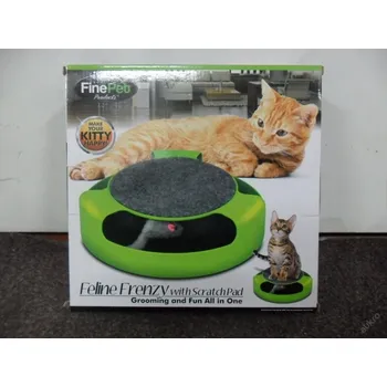 Hračka pro kočku PRC HRAČKA PRO KOČKY - MYŠ V KRUHU + ŠKRABADLO