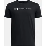 Chlapecké triko UNDER ARMOUR UA B LOGO WORDMARK SS 1389963-001 ČERNÁ XL