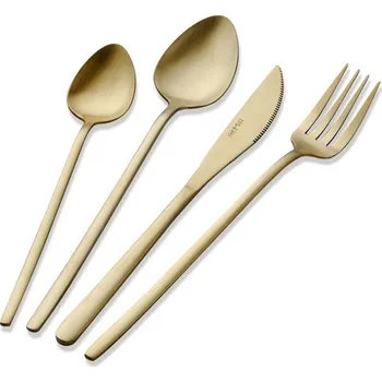 Příbor Hermia Concept, CKB0225, příbor, zlatá barva, nerezová ocel, 28 x 20 x 8 cm | 280TMA2101
