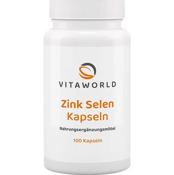 Fitness strava Vitaworld Zinc Selenium 100 kapslí