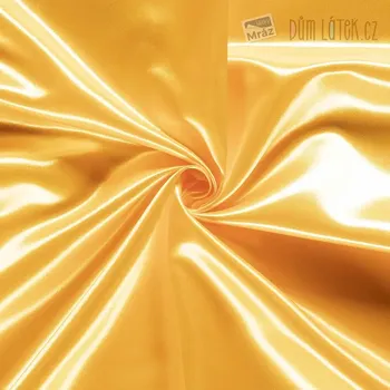 Satén žlutý