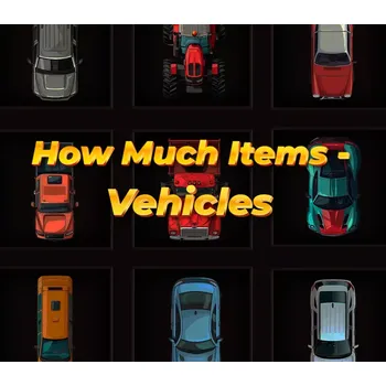 Počítačová hra How Much Items: Vehicles