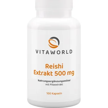 Fitness strava Vitaworld Reishi Extract 500 mg 100 kapslí