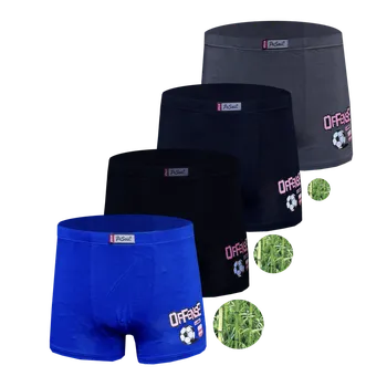 Boxerky PeSaiL Pánské bambusové boxerky mix barev - Detroit (4 ks v balení) Barva: Mix barva, Velikost: XXL